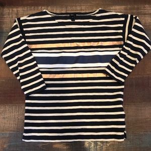 JCrew striped top NWOT